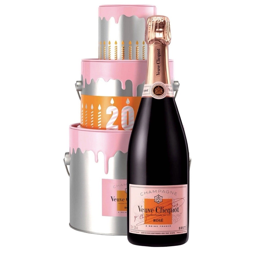 Veuve Clicquot Rose Champagne‎ Colorama Birthday Cake Ice Bucket Cloud 9 Aspen
